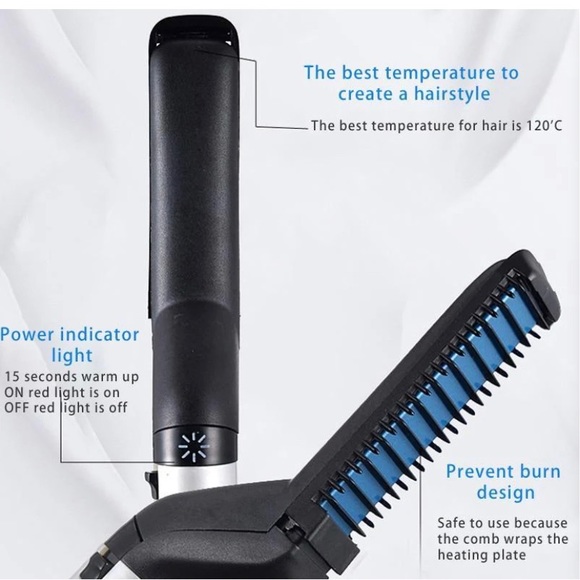 For Beaut Modelling Comb Hair/Beard Straightener - Picture 3 of 6